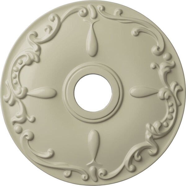 Ekena Millwork Kent Ceiling Medallion (Fits Canopies up to 5"), 18"OD x 3 1/2"ID x 1 1/4"P, Clear Yellow CM18KECYF - main